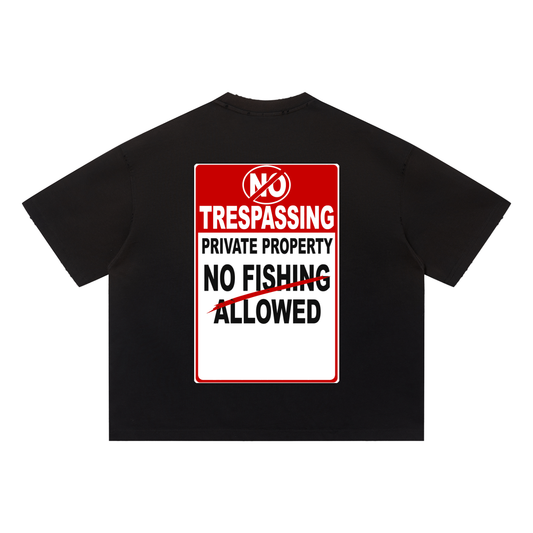 "Im Allowed To Fish Anywhere" T-Shirt (Black)